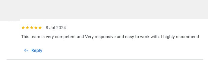 Avis Google client satisfait